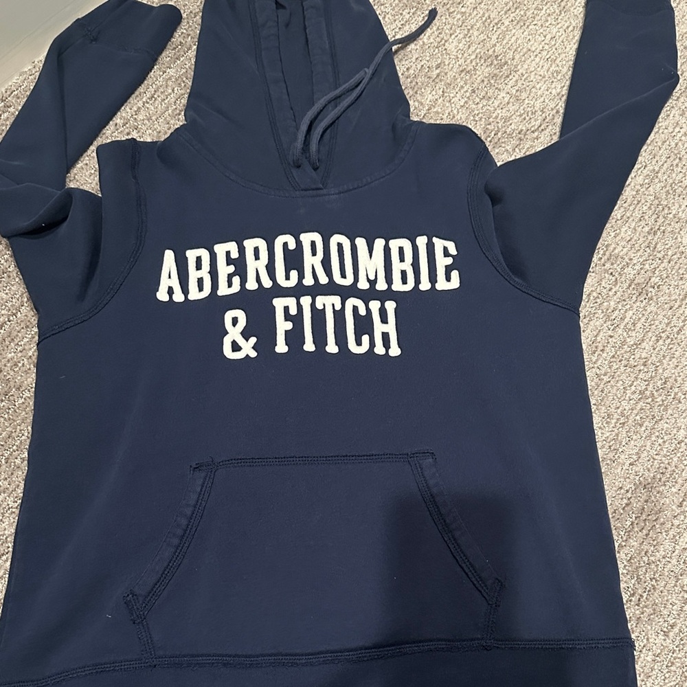Abercrombie & Fitch Dark Blue Hoodie